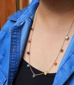 Multi Colored Enameled Kundan Necklace