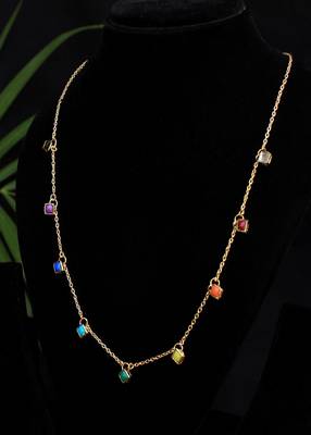 Multi Colored Enameled Kundan Necklace 4