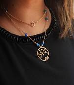 Circular Constellation Charm Long Neckalce