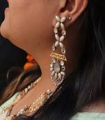 Kundan Studded Dangler Earrings