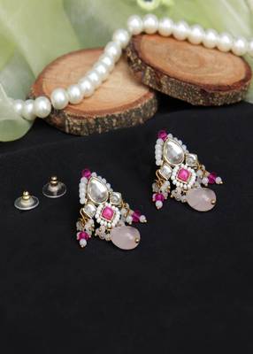 Gulabi affair Kundan earrings 2