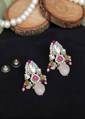Gulabi affair Kundan earrings 4