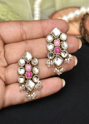 Enamored Kundan Earrings  5
