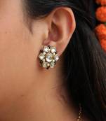 Kundan Blossom Stud Earrings