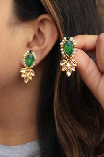 Ethnic bling Stud earrings