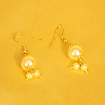 Pearl Gold Look Necklace Set 2