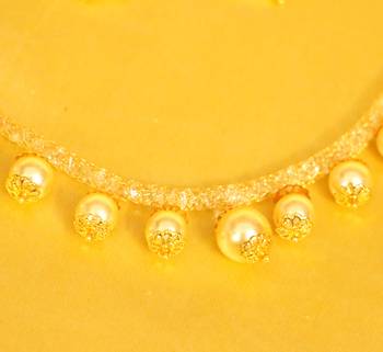 Pearl Gold Look Necklace Set 3