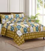 Cotton Printed King Size Double Bedsheet with 2 Pillow Covers Set