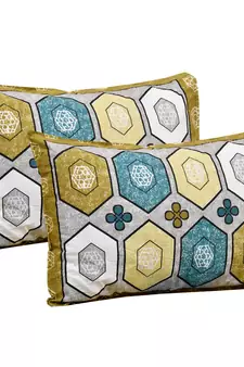 Cotton Printed King Size Double Bedsheet with 2 Pillow Covers Set