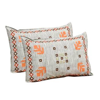 Cotton Printed King Size Double Bedsheet with 2 Pillow Covers Set 2