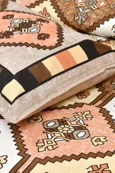 Cotton Printed King Size Double Bedsheet with 2 Pillow Covers Set