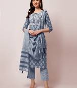 Grey gotta patti cotton salwar