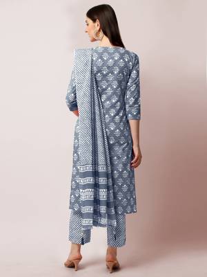 Grey gotta patti cotton salwar 2