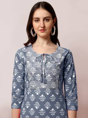 Grey gotta patti cotton salwar 3