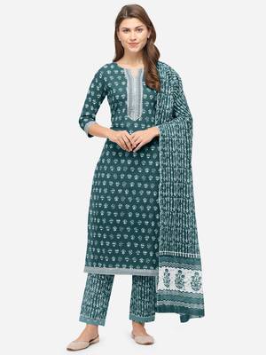 Green gotta patti cotton salwar 1