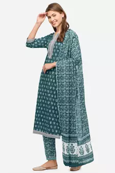 Green gotta patti cotton salwar