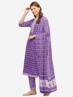 Purple gotta patti cotton salwar 2