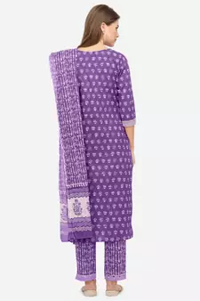 Purple gotta patti cotton salwar