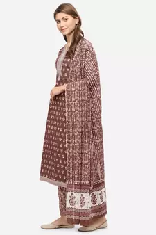 Brown gotta patti cotton salwar