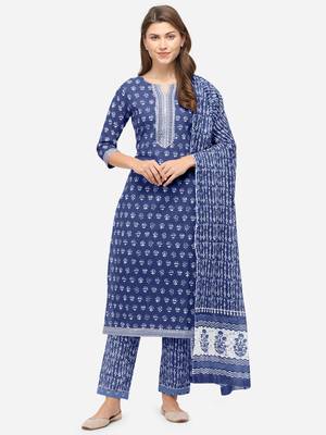 Blue gotta patti cotton salwar 1