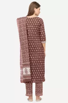 Brown gotta patti cotton salwar
