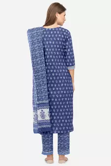 Blue gotta patti cotton salwar