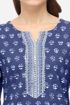 Blue gotta patti cotton salwar