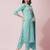 Green bandhej rayon salwar