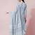 Grey bandhej rayon salwar