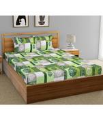 POETRY by AARNAV INDUSTRIES 144 TC Cotton Bedsheet for Double Bed with 2 Pillow Covers