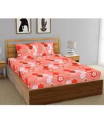 POETRY by AARNAV INDUSTRIES 144 TC Cotton Bedsheet for Double Bed with 2 Pillow Covers