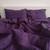 3 Pc pure cotton 200tc dark purple duvet cover bedding Set dark purple Bedding Set, Duvet purple comforter Set pillow