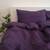 3 Pc pure cotton 200tc dark purple duvet cover bedding Set dark purple Bedding Set, Duvet purple comforter Set pillow