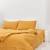 100% Cotton Duvet Cover in Mustard brown Yellow