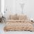 Khaki Concise Duvet Cover Set Soft 100% Cotton Bed Set Kid Teen Adult Bedding Set Bedroom Decor Housewarming