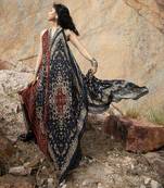 Ombre Poppy Scarf Maxidress