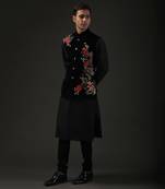 Black Velvet Nehru Jacket