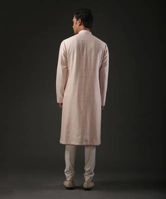 Pink Embroidered Kurta Set 2