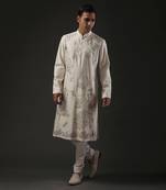 Ivory Embroidered Kurta Set