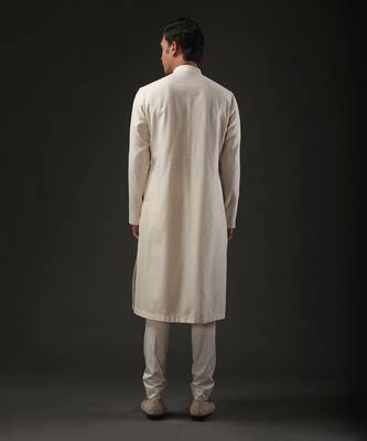Ivory Embroidered Kurta Set 2