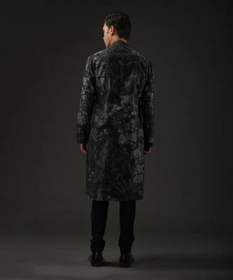 Black Digital Printed Kurta Set 2