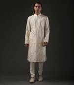 Ivory Embroidered Kurta Set