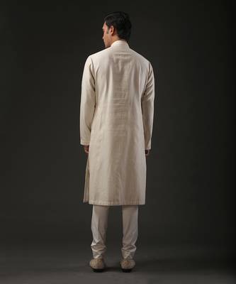 Ivory Embroidered Kurta Set 2