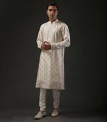 White Embroidered Kurta Set