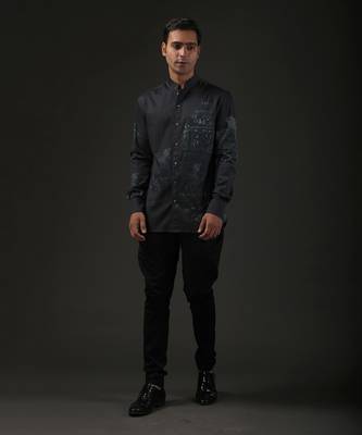 Black Printed Shirt 1