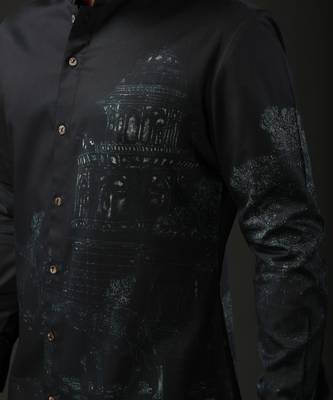 Black Printed Shirt 3