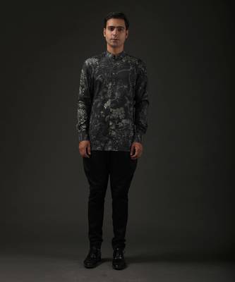 Black Digital Printed Shirt 1