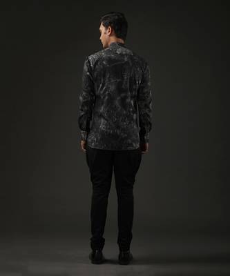 Black Digital Printed Shirt 2