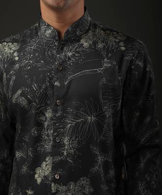 Black Digital Printed Shirt 3