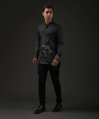 Black Digital Printed Shirt 1